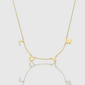 Premium-Letter-Collier „Love Story“ – 585er Gelbgold (14Kt)