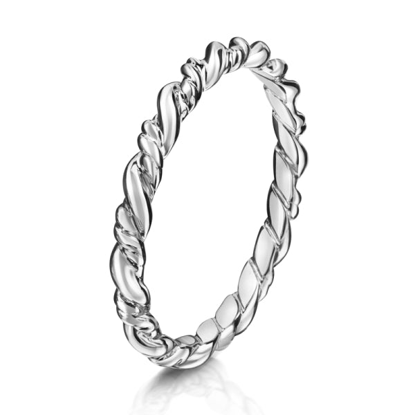 Ring „Arctic Wave“ – 333er Weißgold