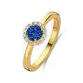 Ring „Blue Empress“ – aus vergoldetem 925er Silber