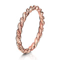 Ring „Blush Wave“ – 333er Roségold