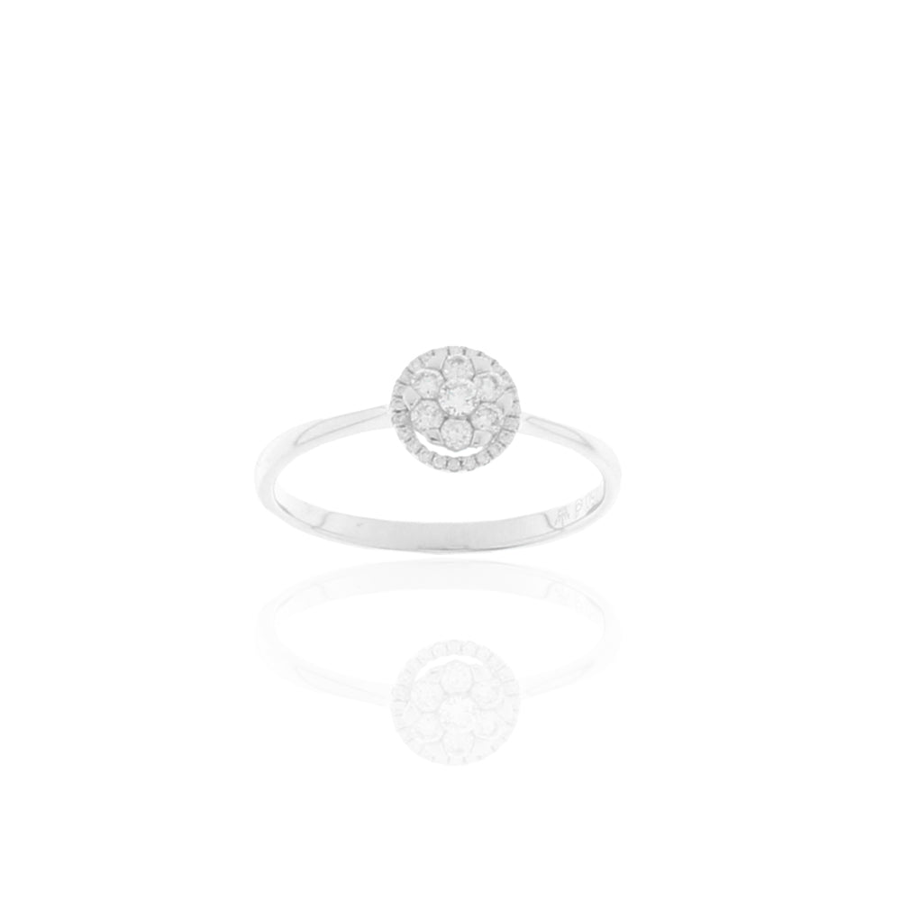 Ring „Diamond Orbit“ – 760er Weißgold mit 1,00 ct Brillanten