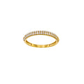 Ring „Double Sparkle“ – 375er Gelbgold