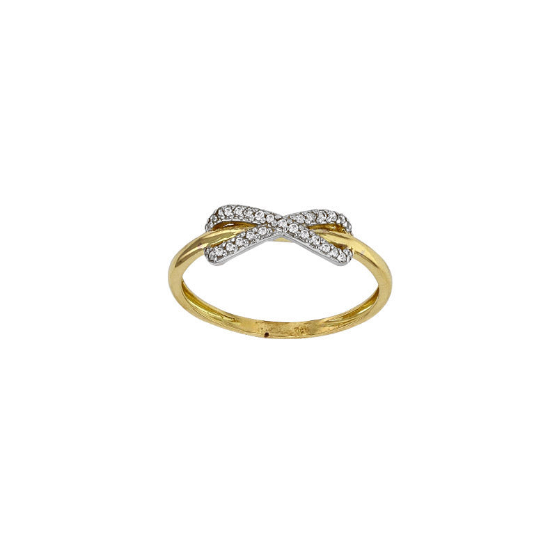 Ring „Endless Radiance“ – 18k Gold mit Zirkonia-Pavé