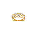 Ring „Eternal Twist“ – 375er Gelb- & Weißgold