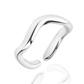 Ring „Fluid Wave Pure“ – aus 925er Sterling Silber