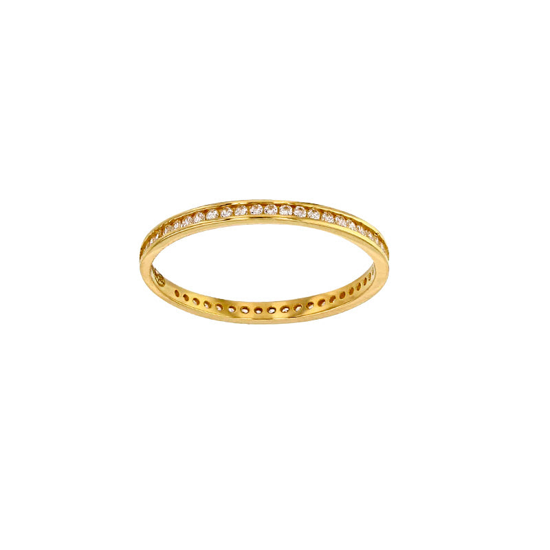 Ring „Full Circle“ – 375er Gelbgold