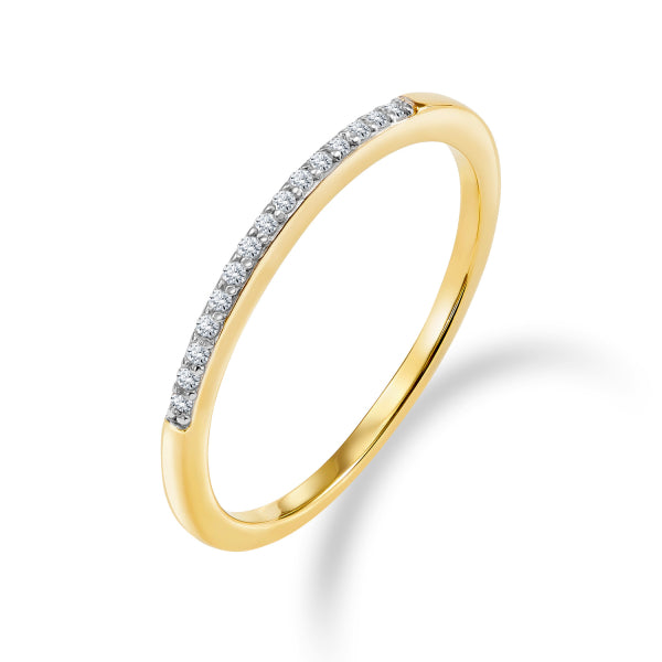 Ring „Glistening Path“ – 333er Gold