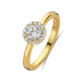 Ring „Golden Brilliance“ – aus vergoldetem 925er Silber