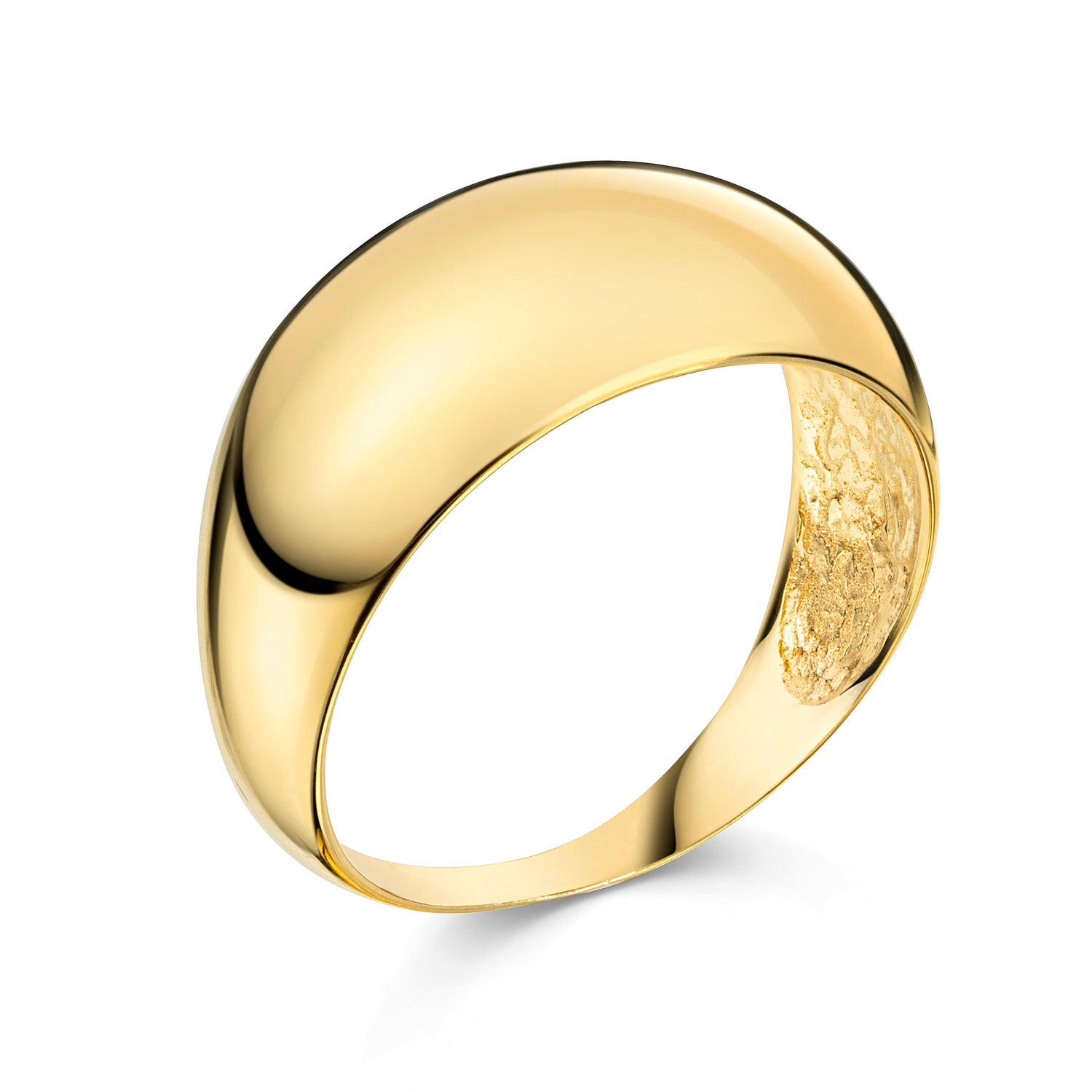 Ring „Golden Dome“ – aus vergoldetem 925er Silber