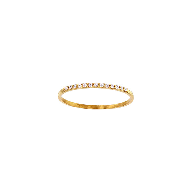 Ring „Golden Halo Line“ – 18k Gelbgold