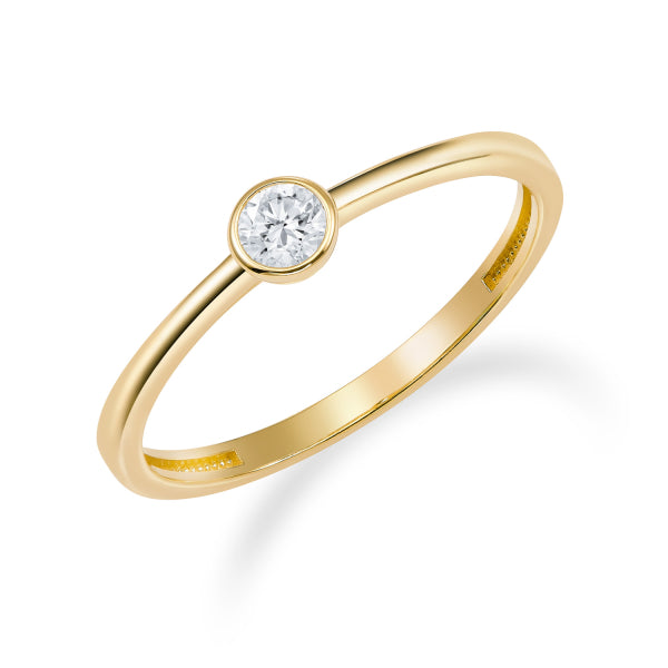 Ring „Golden Orbit“ – 333er Gelbgold