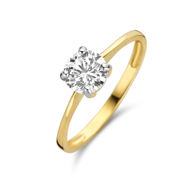 Ring „High Brilliance“ – 14Kt Gelbgold