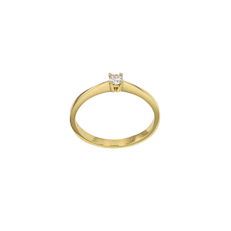 Ring „Iconic Light“ – 750er Gelbgold mit Brillant