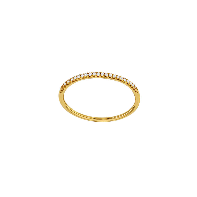 Ring „Infinite Sparkle“ – 18k Gelbgold mit 25 Diamanten