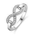 Ring „Infinity Sparkle“ – aus rhodiniertem 925er Sterling Silber