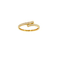 Ring „Intersecting Glow“ – 375er Gelbgold