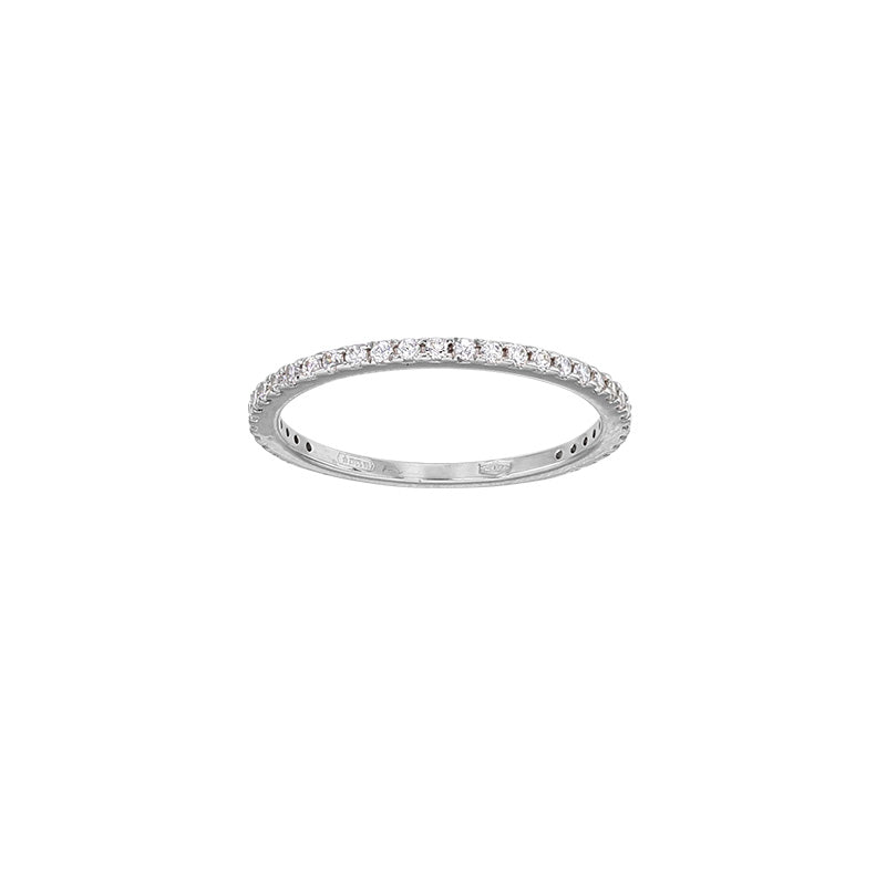 Ring „Lucent Path“ – 375er Weißgold