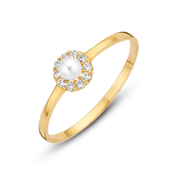 Ring „Luminous Grace“ – 14Kt Gelbgold