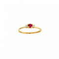Ring „Luminous Trio“ – 18k Gelbgold