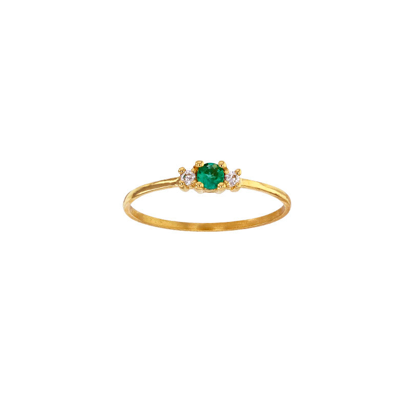 Ring „Luminous Trio“ – 18k Gelbgold