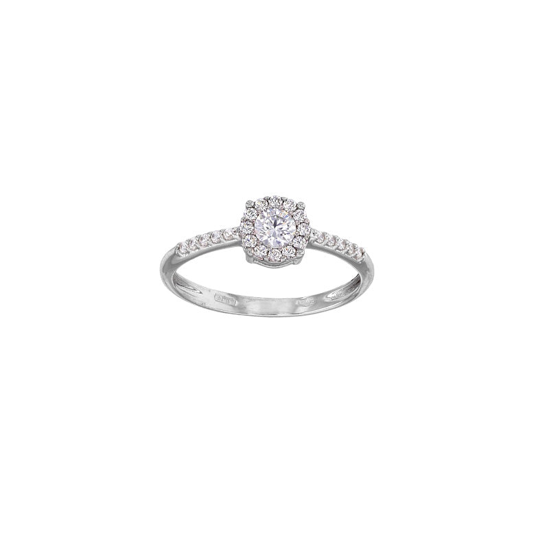 Ring „Lunar Aura“ – 18k Weißgold
