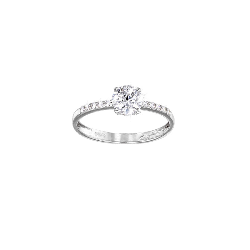 Ring „Lunar Grand“ – 375er Weißgold