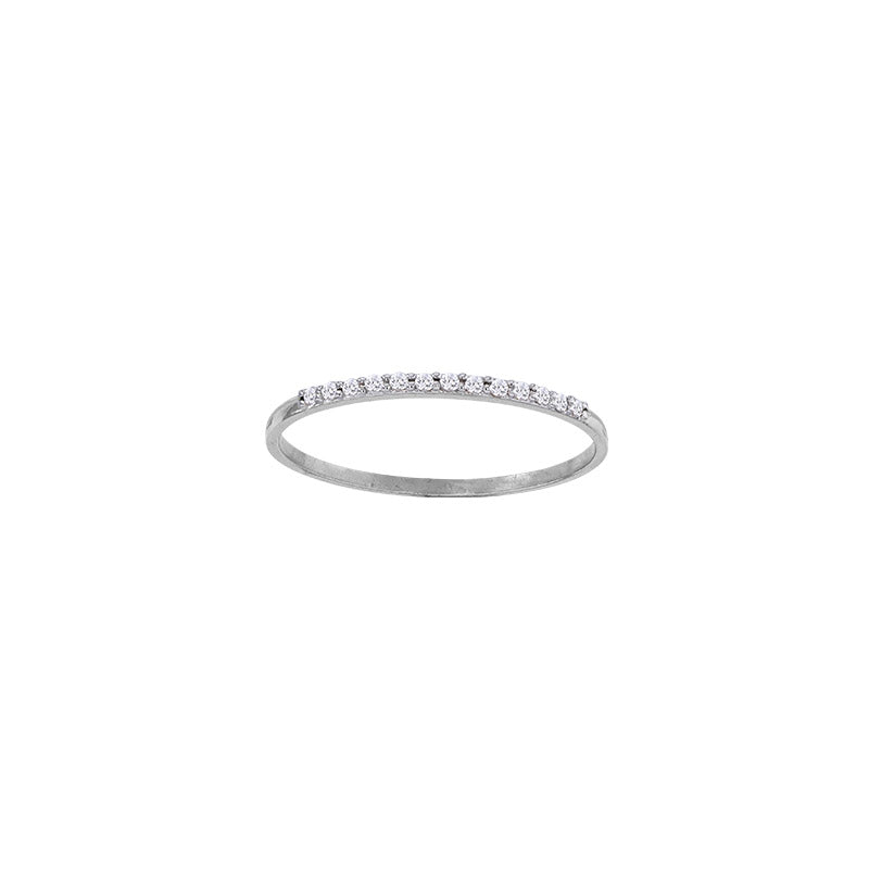 Ring „Lunar Halo Line“ – 18k Weißgold