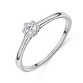 Ring „Lunar Taper“ – 333er Weißgold