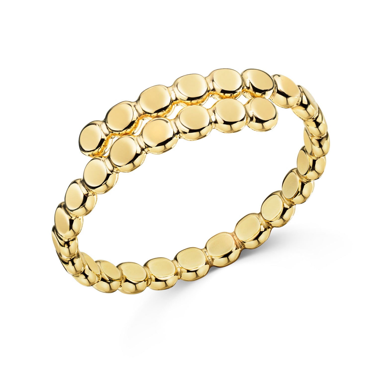 Ring „Orbital Duo“ – aus 925 Silber, 5 Milliemes vergoldet