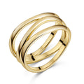 Ring „Orbital Flow“ – aus vergoldetem 925er Silber