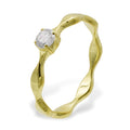 Ring „Organic Gleam Gold“ – aus vergoldetem 925er Silber