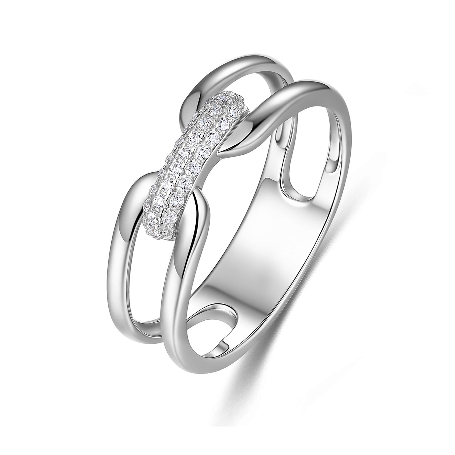 Ring „Pure Connectivity“ – aus 925 Sterling Silber