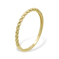 Ring „Pure Helix“ – 333er Gelbgold