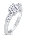 Ring „Quintessence 101“ – aus rhodiniertem 925er Sterling Silber
