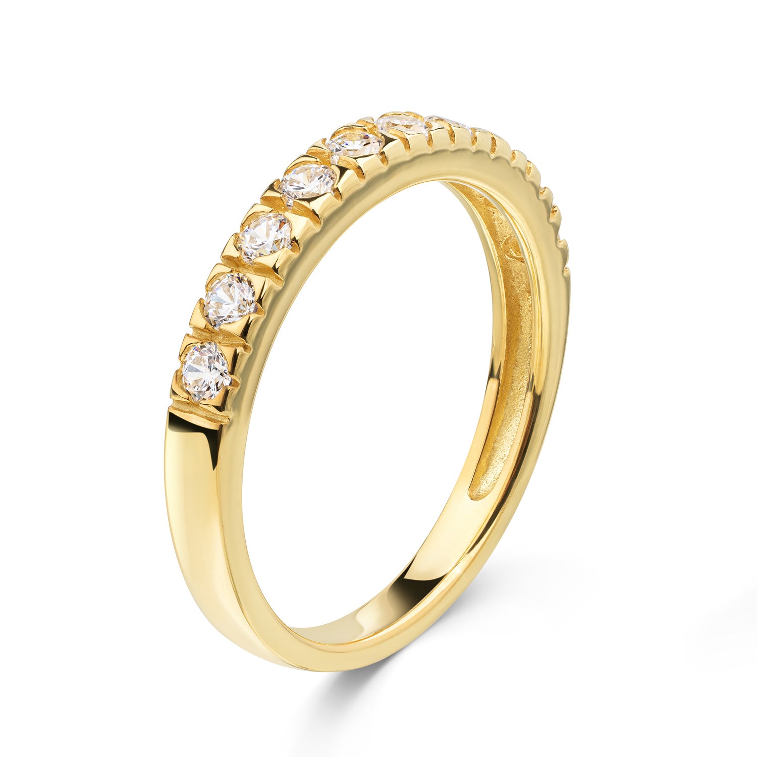 Ring „Radiant Ten“ – aus 925er Sterling Silber, 18k vergoldet