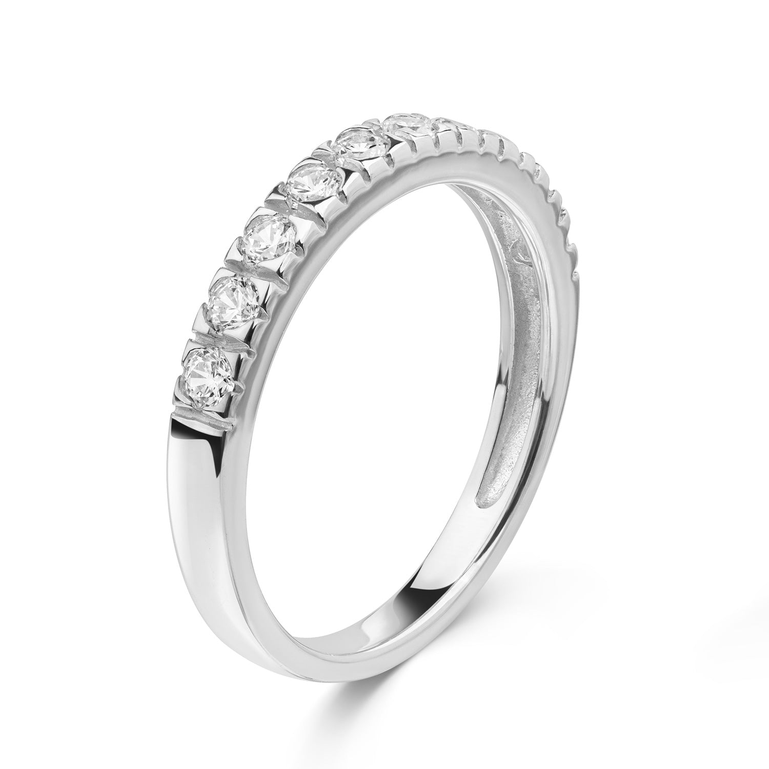 Ring „Radiant Ten“ – aus rhodiniertem 925er Sterling Silber