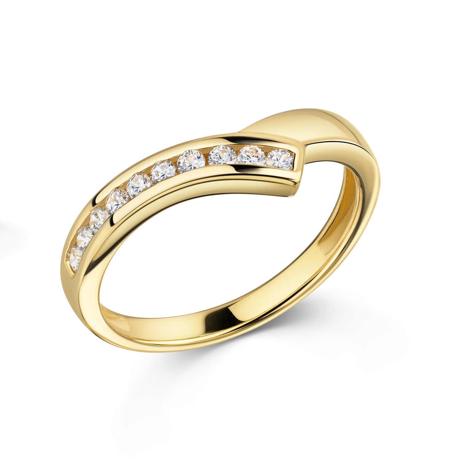 Ring „Radiant Wave“ – aus 925er Sterling Silber, 18k vergoldet