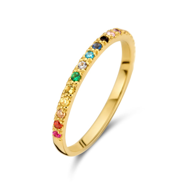 Ring „Rainbow Glow“ – 14Kt Gelbgold