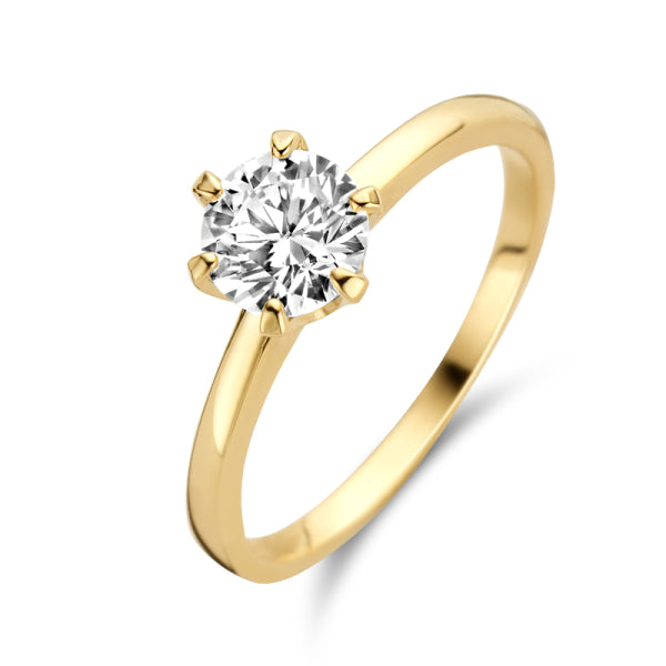 Ring „Royal Glow“ – 14Kt Gelbgold