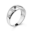 Ring „Royal Sovereign“ – rhodiniertem 925er Sterling Silber