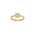 Ring „Royal Square“ – 18k Gelbgold
