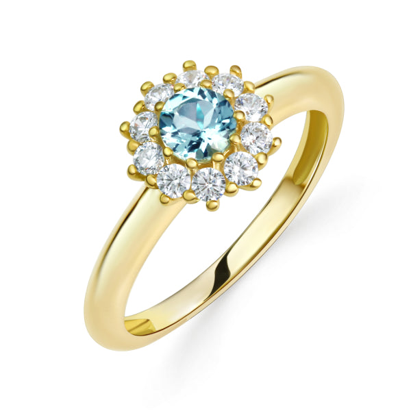 Ring „Sky Brilliance“ – 333er Gelbgold
