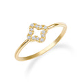 Ring „Sparkling Clover“ – 333er Gelbgold