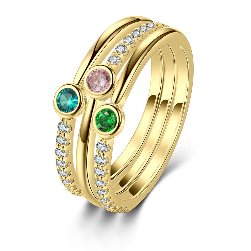 Ring „Spectrum Garden“ – aus 18k vergoldetem 925er Silber