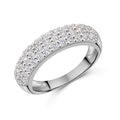 Ring „Stellar Glacé Pure“ – rhodiniertem 925er Sterling Silber