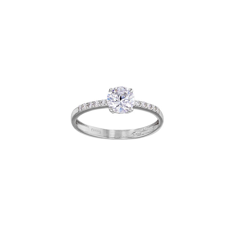 Ring „Stellar Pavé“ – 18k Weißgold