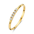 Ring „Stellar Row“ – 14Kt Gelbgold