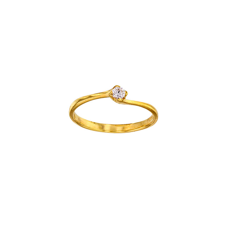 Ring „Sunlit Brilliance“ – 18k Gelbgold