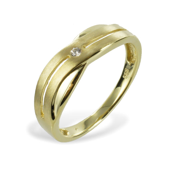 Ring „Velvet Wave“ – 333er Gelbgold