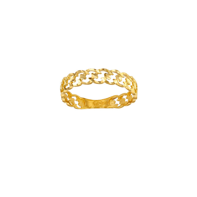 Ring „Woven Gold“ – 375er Gelbgold